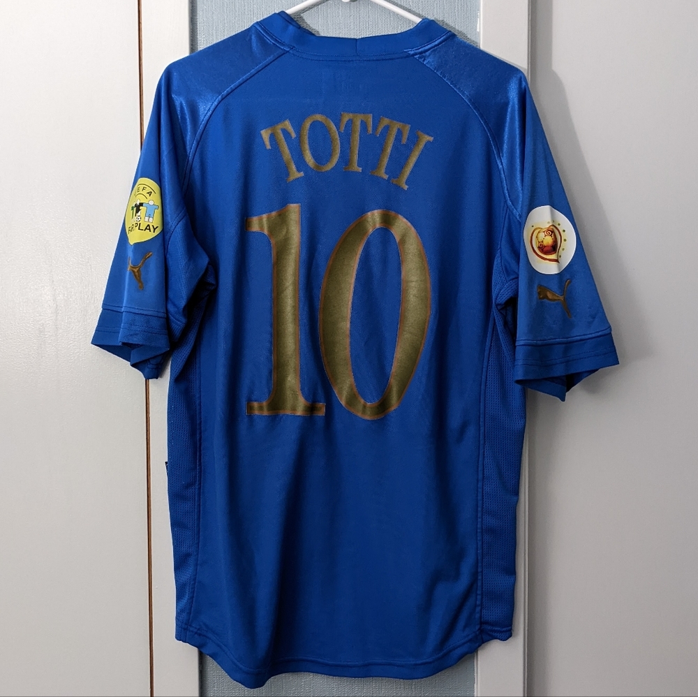 2004 Italy Jersey #10 Totti - XL - Puma - RARE